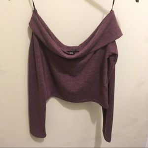 🔥FLASH SALE! 🔥Forever 21 Purple Off the Shoulder